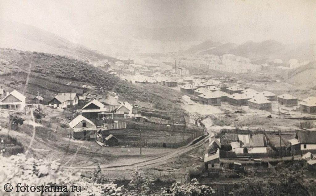 Находка 1954 год. Общий вид на город.
