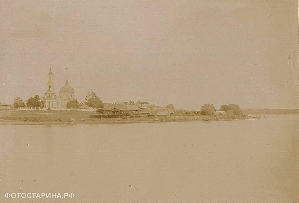Старая Выкса. Вид на храм Рождества Христова. 1890-е г