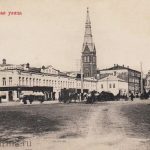 Никольская улица в Саратове на старинной фотографии
